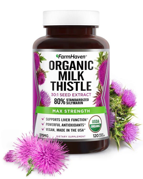FarmHaven Organic Milk Thistle (Expiry Date: 2025/10/31)