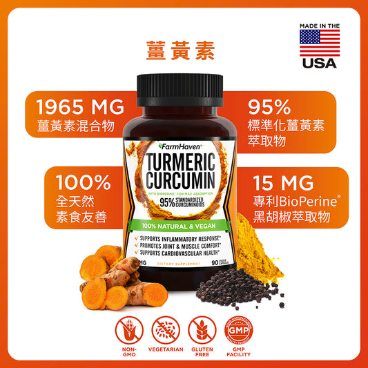 FarmHaven - 薑黃素 (到期日: 2026年12月31日)